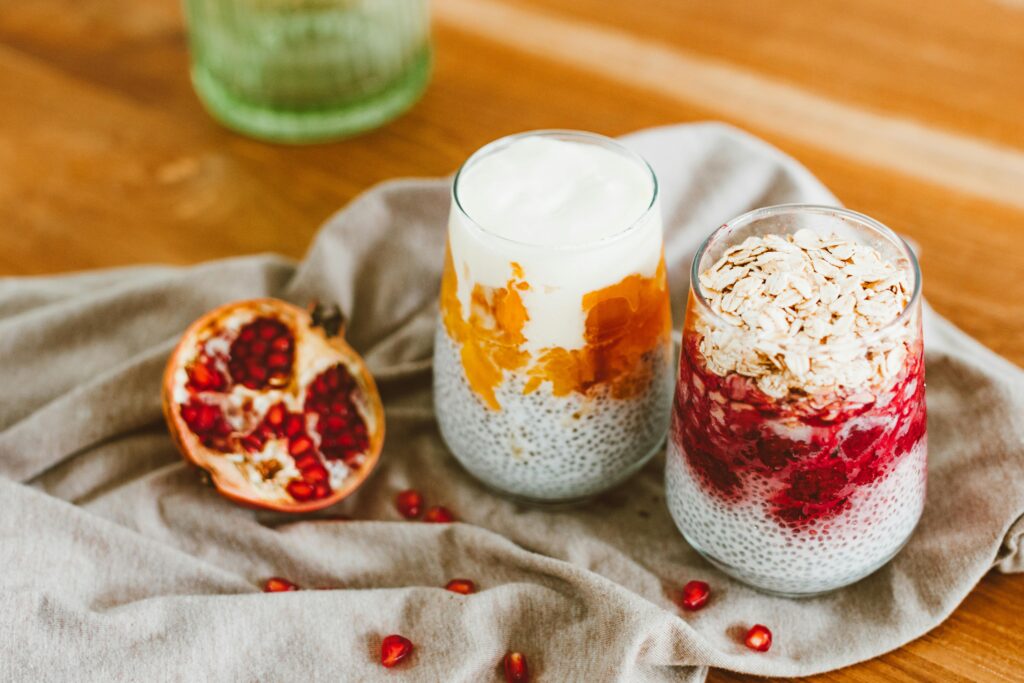 protein chia seed pudding